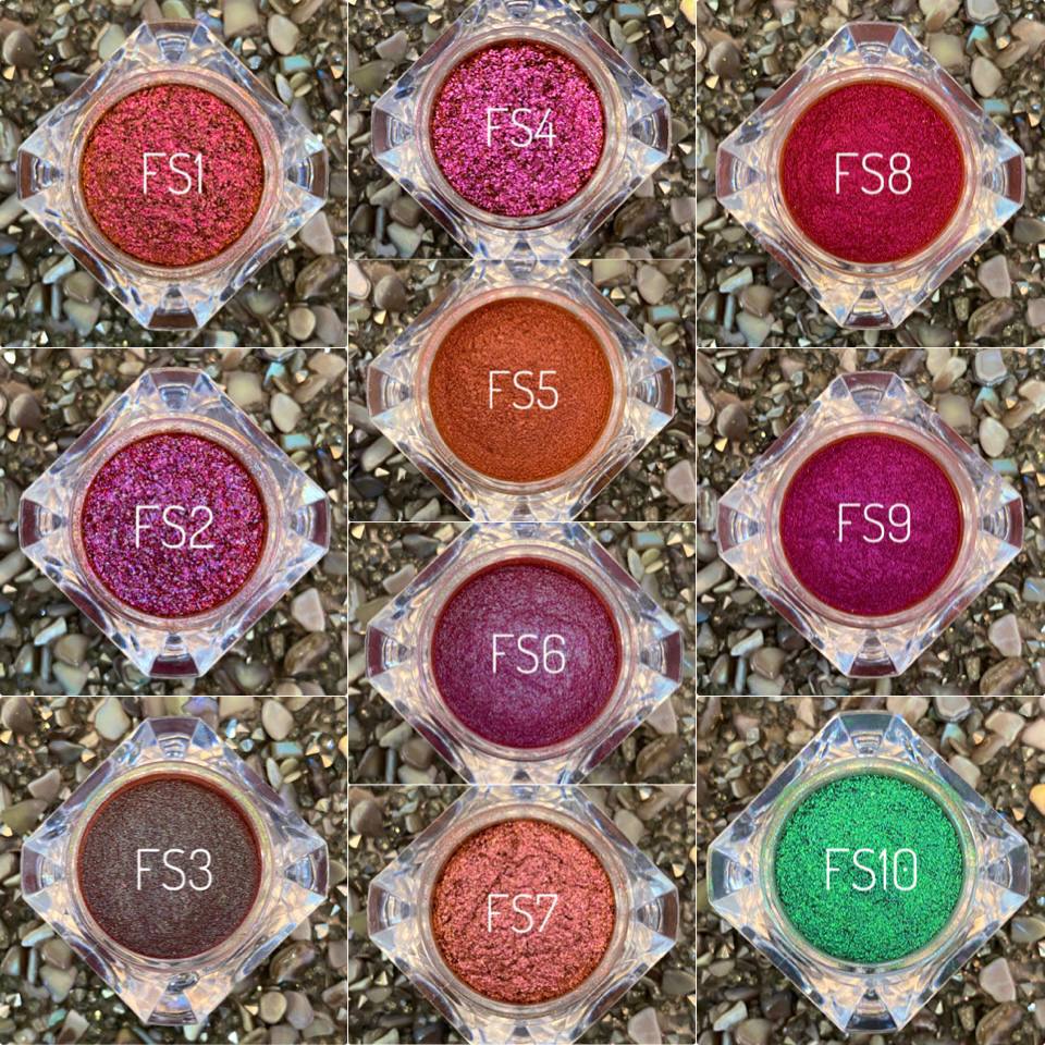 فول شاین هولوگرامی فرنا FARNA سایه چشم با افکت تغییر رنگ